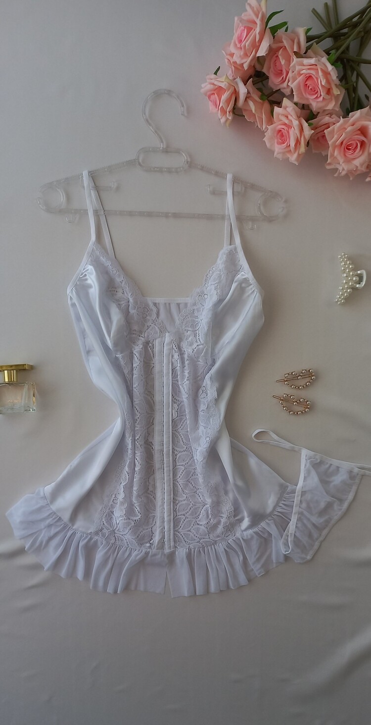 Beyaz Fantezi Set