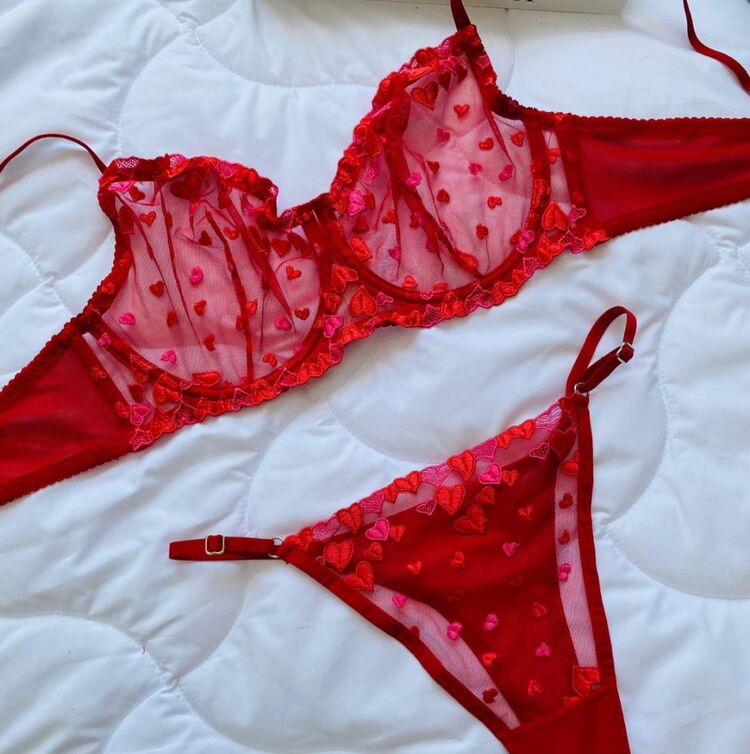 Aşk Bralet Takım Büyük Beden