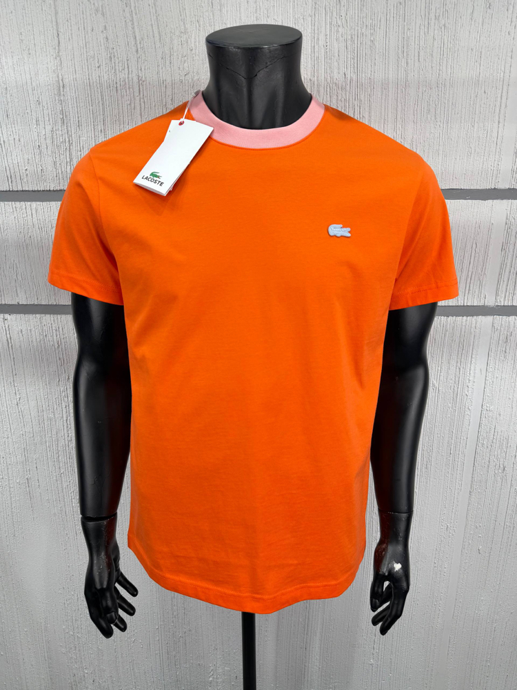 Lacoste Erkek Regular Fit Oranj Tişört