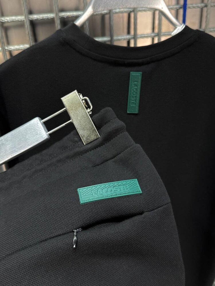 ⚡️ Lacoste Siyah Tişört ve Şort Takım