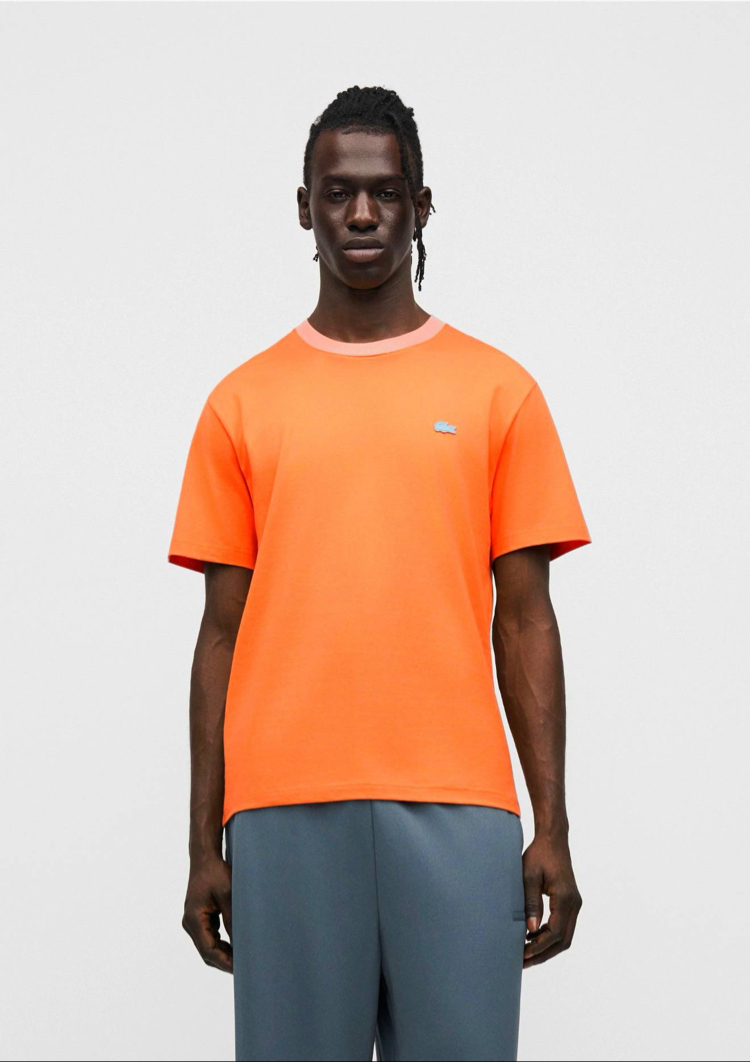 Lacoste Erkek Regular Fit Oranj Tişört