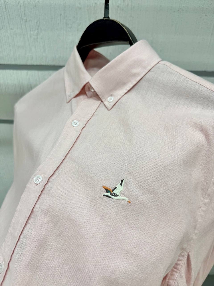 Beymen Pembe Keten Gömlek