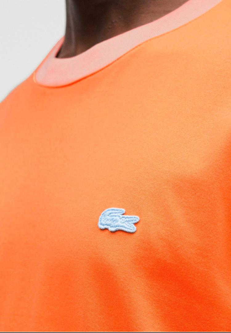 Lacoste Erkek Regular Fit Oranj Tişört