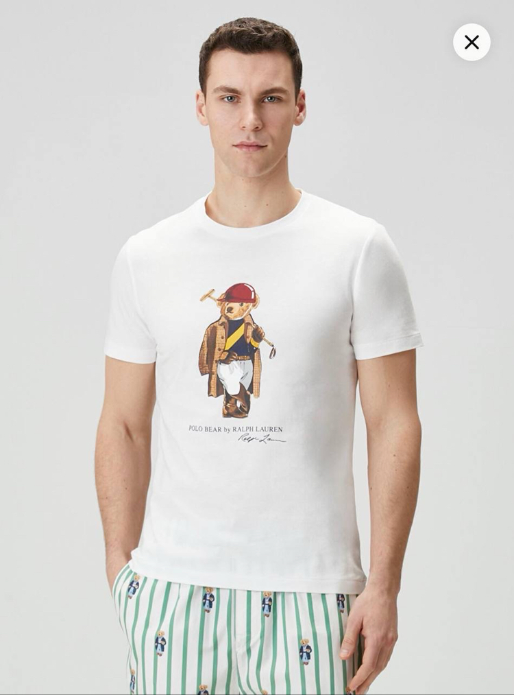 Polo Ralph Lauren Erkek Regular Fit Beyaz Tişört
