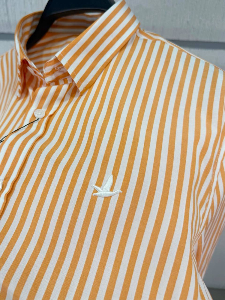 Beymen Erkek Regular Fit Oranj Keten Gömlek