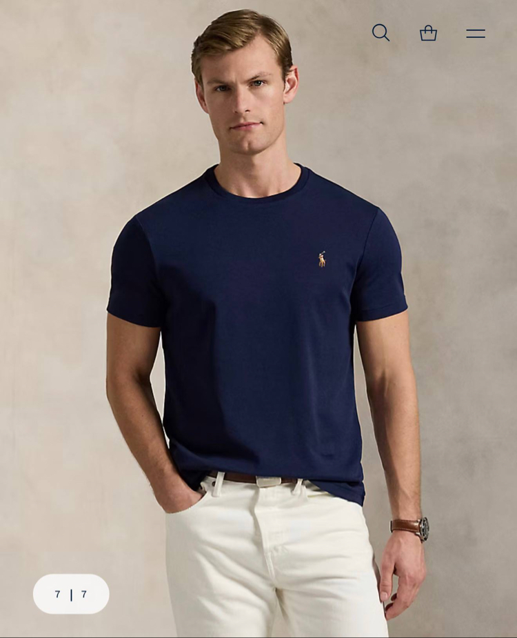 Polo Ralph Lauren Erkek Regular Fit Lacivert Tişört