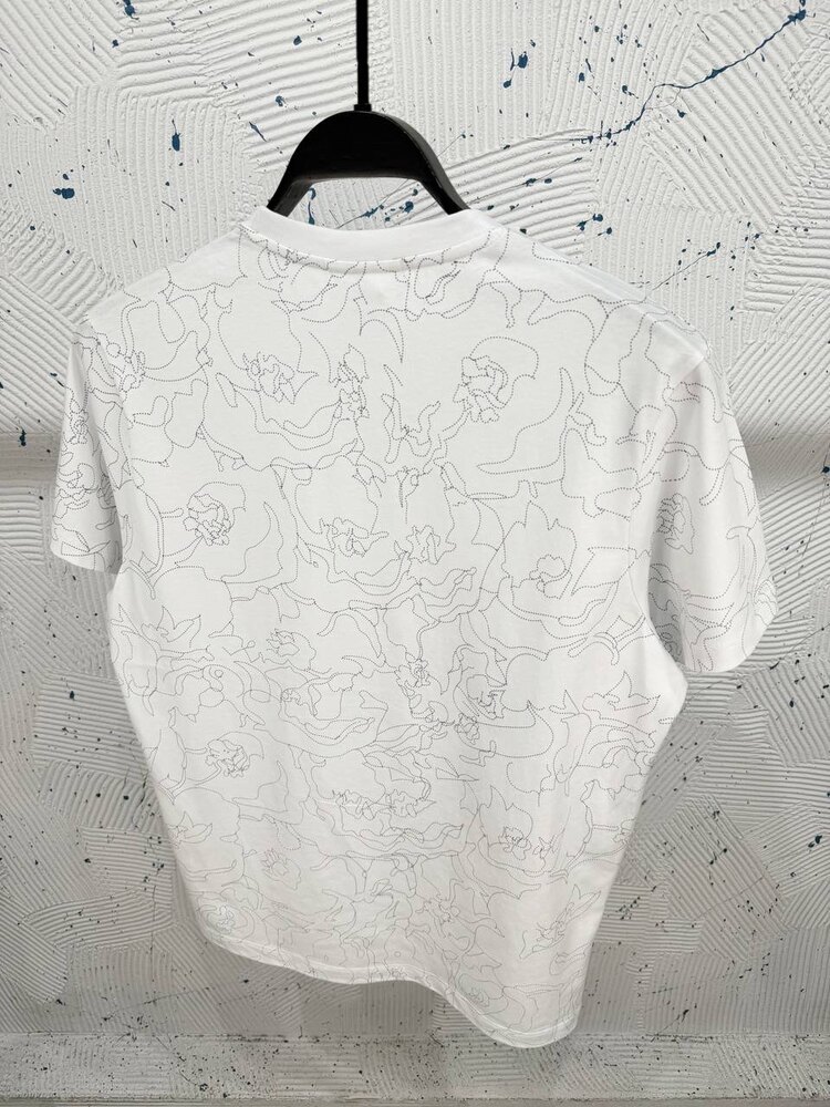 ⚡️ Lacoste Beyaz Desenli T-Shirt