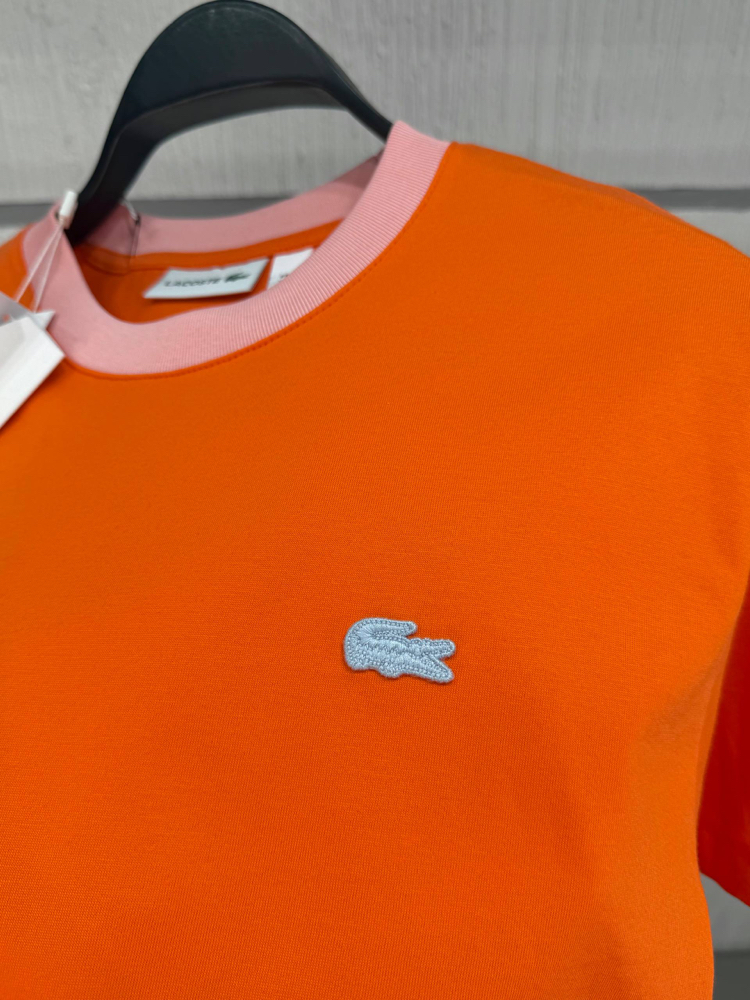 Lacoste Erkek Regular Fit Oranj Tişört