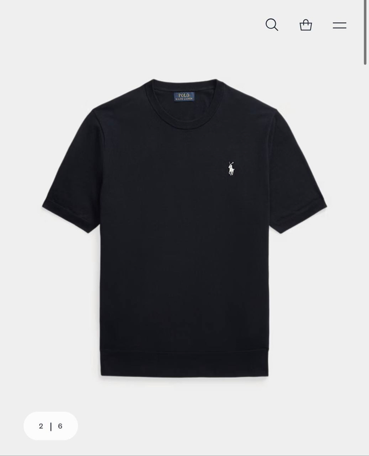 Polo Ralph Lauren Erkek Regular Fit Siyah Triko Tişört