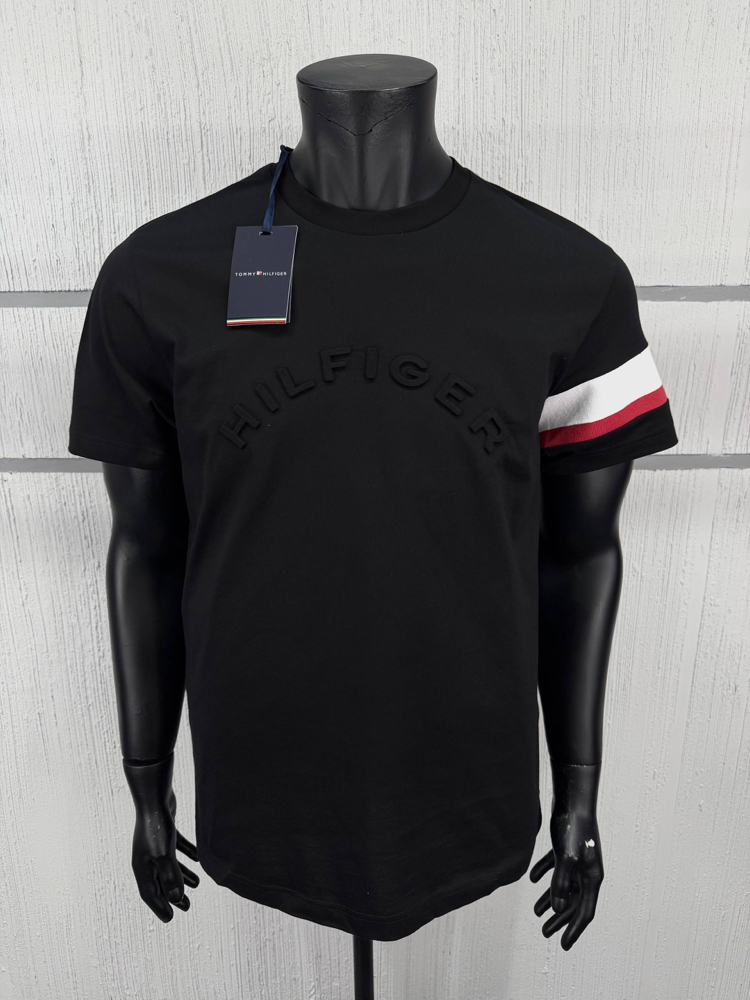 Tommy Erkek Regular Fit Siyah Tişört