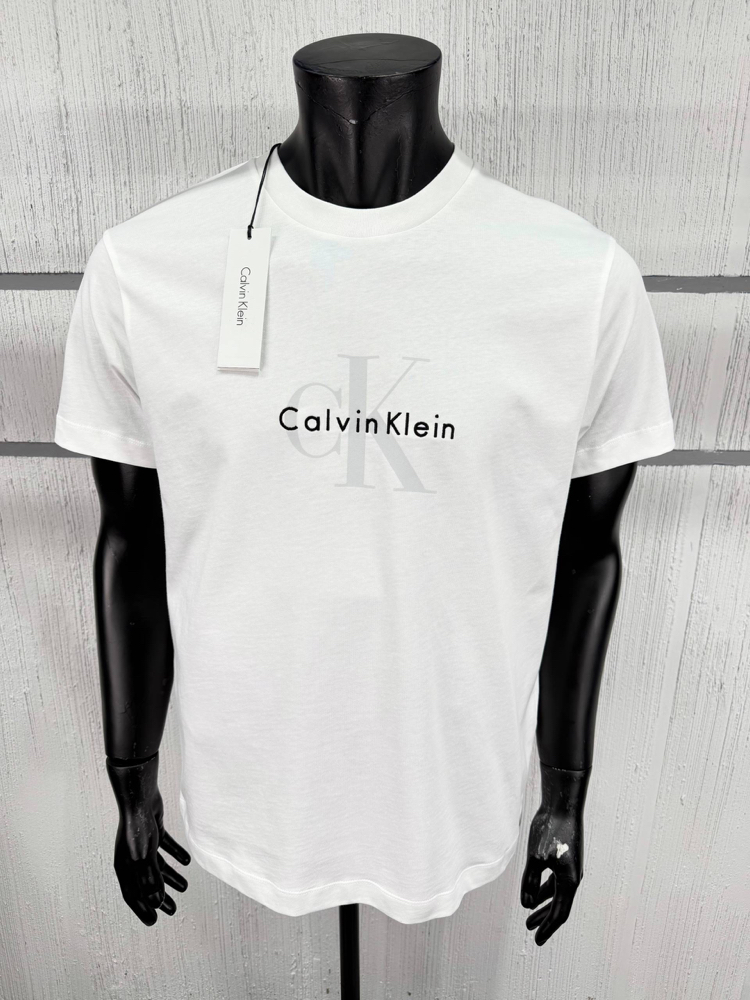 CK Erkek Regular Fit Beyaz Tişört