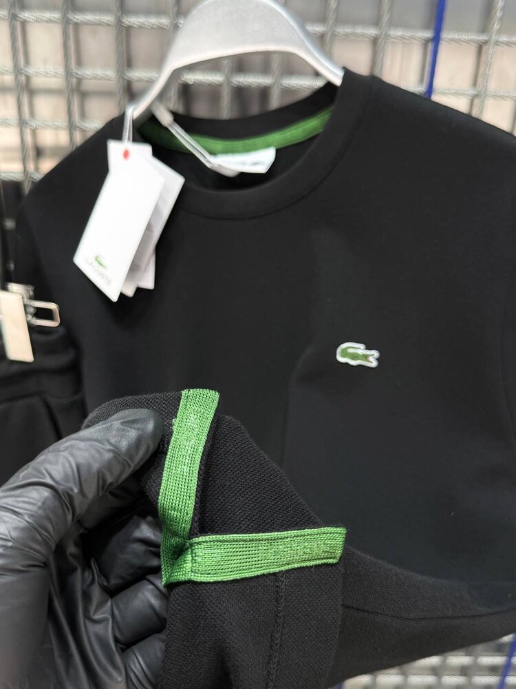 ⚡️ Lacoste Siyah Tişört ve Şort Takım