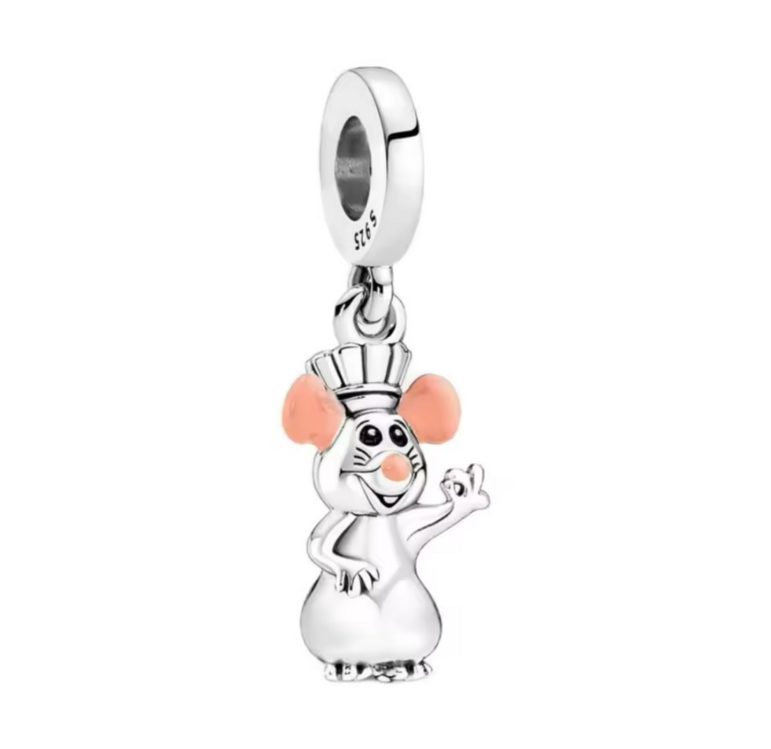 925 Ayar Gümüş Aşçı Fare Remy Charm