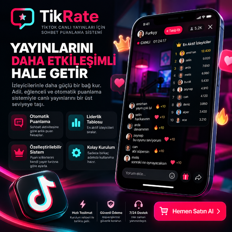 Tiktok Chat Puanlama Sistemi
