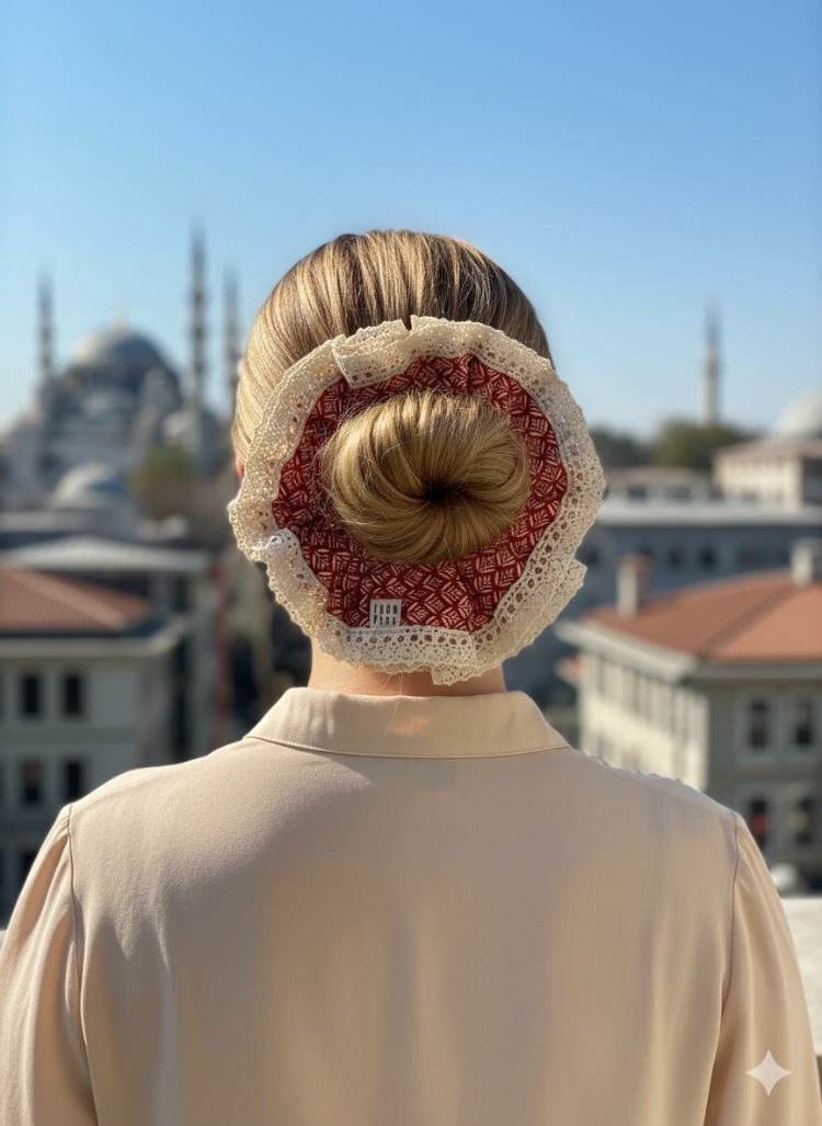 From Pera Crimson Heritage Premium Saç Tokası