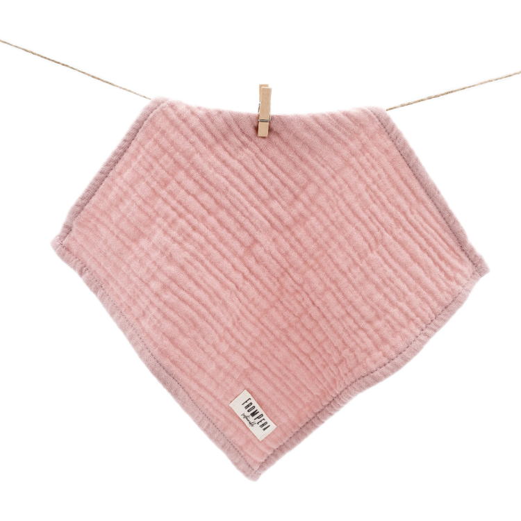 From Pera Pudra Pembe Renk %100 Pamuk 5’li Müslin Bebek Hediye Seti – Oeko-Tex® Sertifikalı