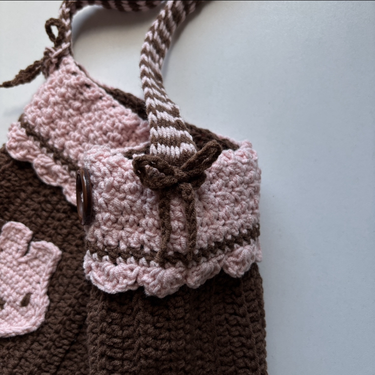 button bag by meiscrochet