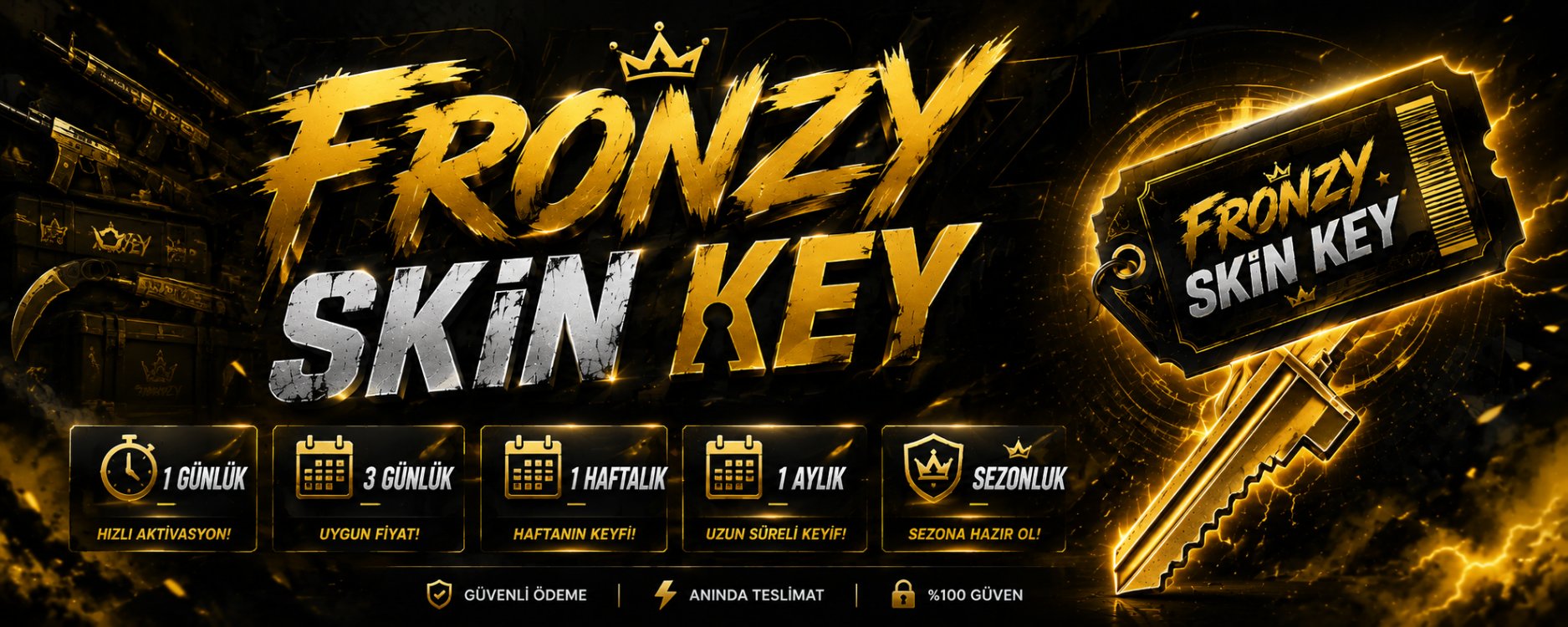 FRONZY RANDOM SKİN KEY 