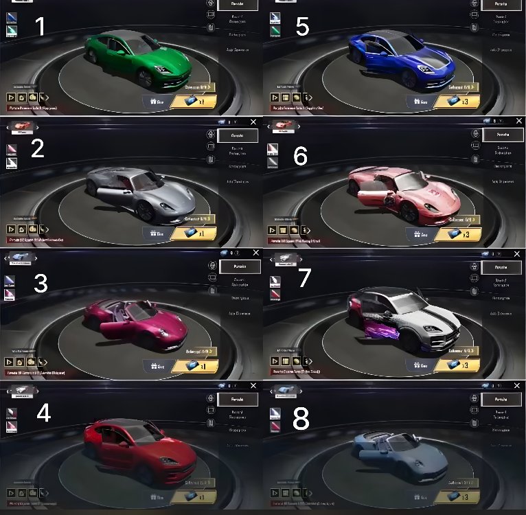 PUBG MOBİLE SPOR ARABALI RANDOM HESAPLAR