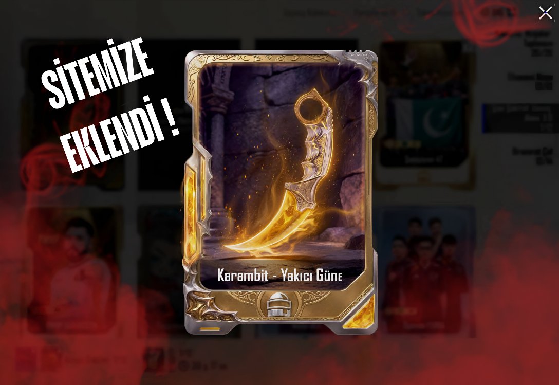 KARAMBİT RANDOM HESAP