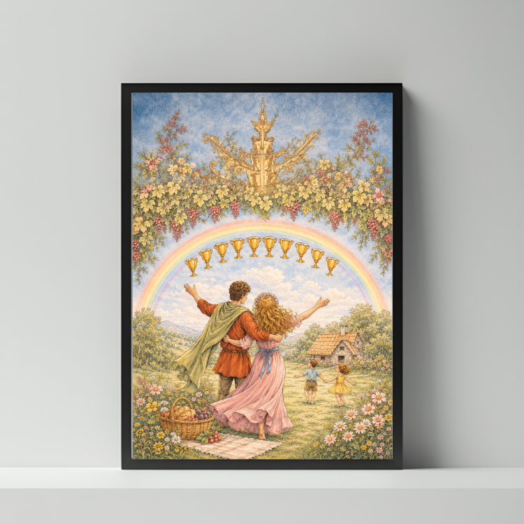 Tarot Posterli Çerçeve