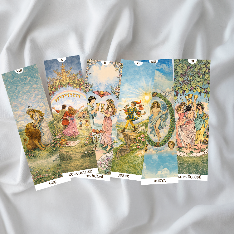 Tarot Kartları Kitap Ayracı (6'lı)