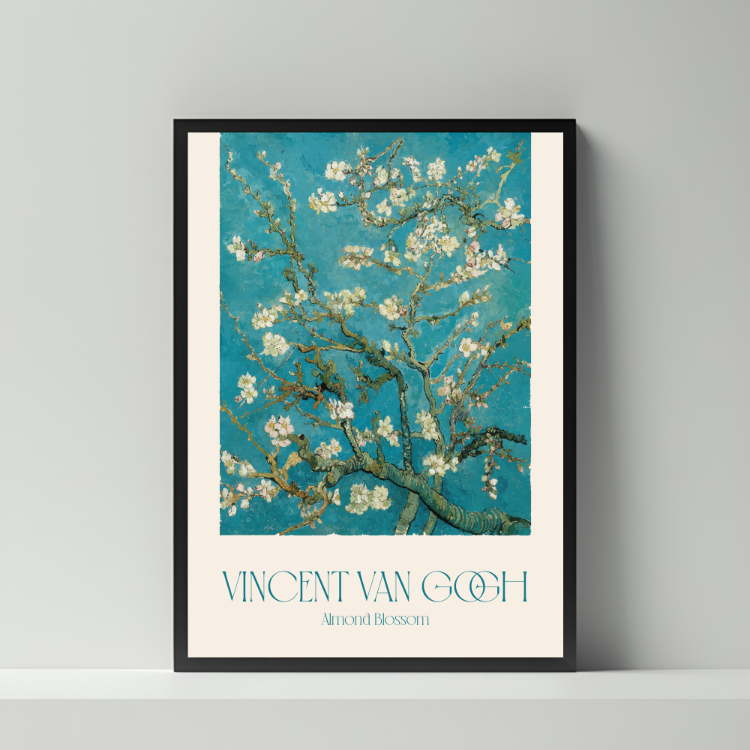 Van Gogh Serisi- Posterli Çerçeve