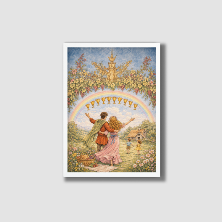 Tarot Posterli Çerçeve