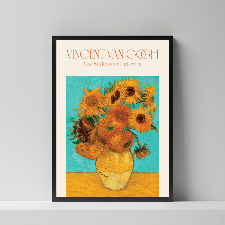 Van Gogh Serisi- Posterli Çerçeve
