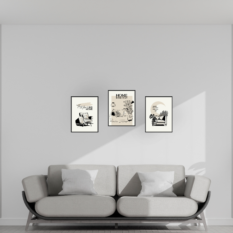 Home Koleksiyonu – Çerçeveli Poster Seti