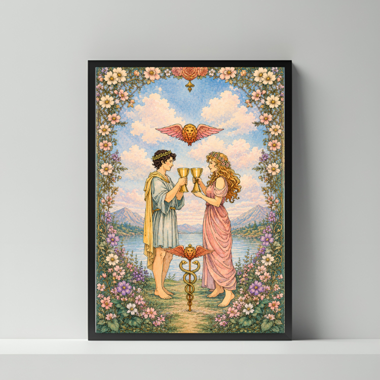 Tarot Posterli Çerçeve