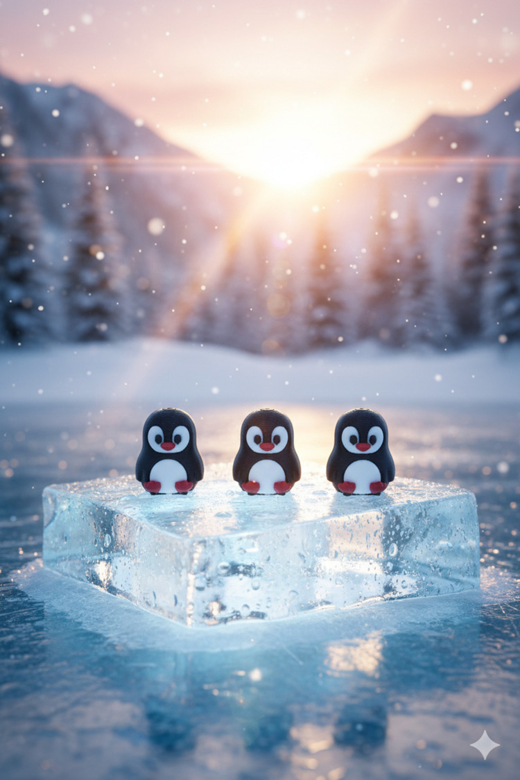 Sevimli Penguen Figürleri - 6868100009