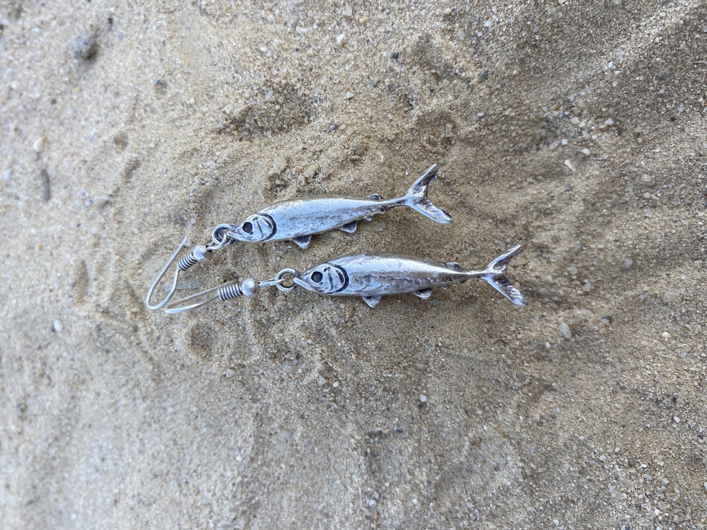 Silver Balık Küpe