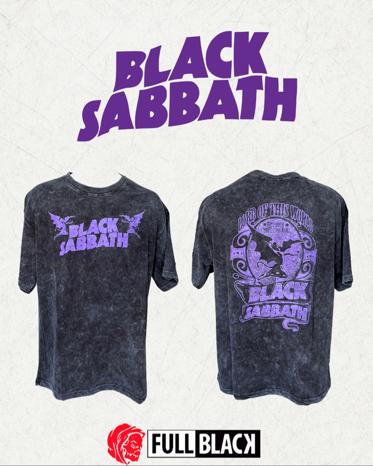 Black Sabbath Retro T-Shirt (Oversize)
