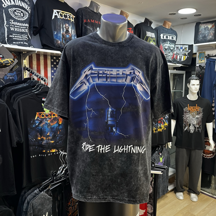 Metallica - Ride The Lightning Retro T-Shirt (Oversize)