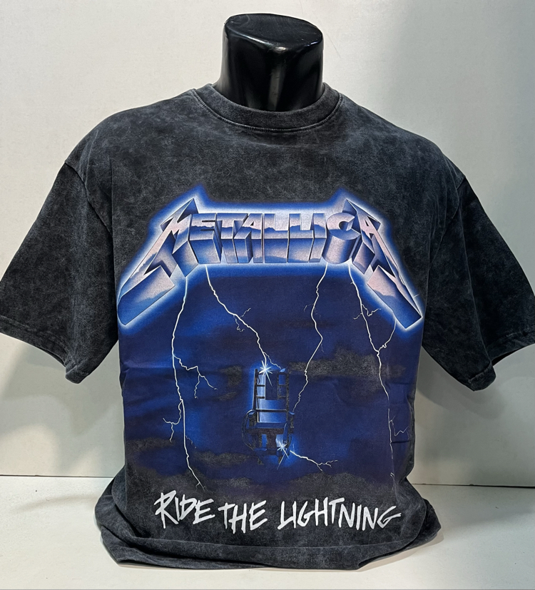 Metallica - Ride The Lightning Retro T-Shirt (Oversize)
