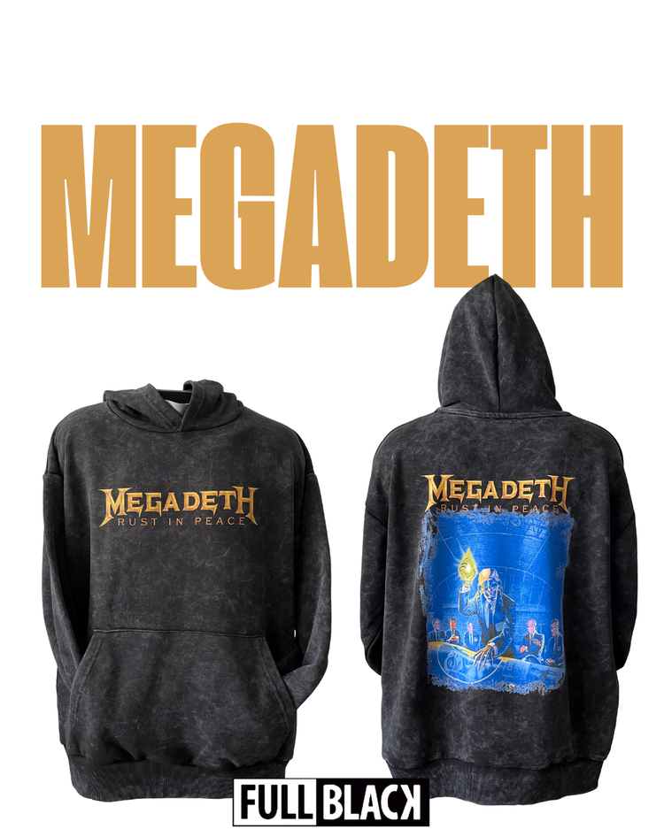 Megadeth - Rust in Peace Retro Hoodie (Oversize)
