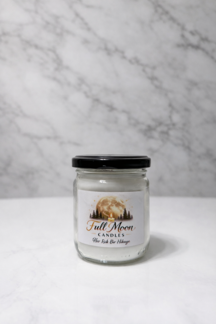 Cam Kavanoz Soya Mum 210 cc – El Yapımı