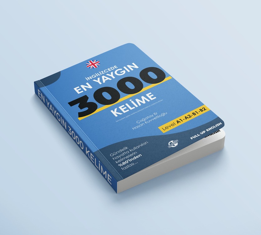 İngilizce En Yaygın 3000 Kelime Basılı Kitap-Ücretsiz Kargo-Hediyeli ürün!