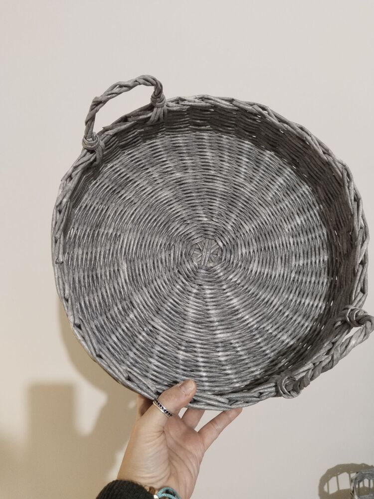 35 cm x 5 cm hasır tepsi