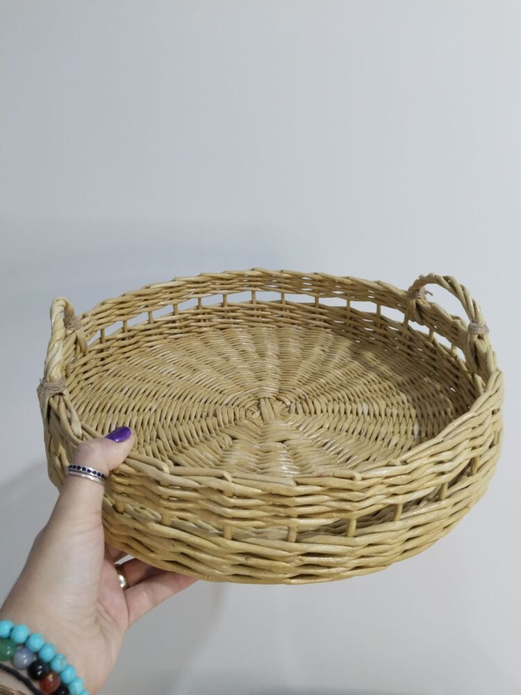 35 cm x 5 cm hasır tepsi