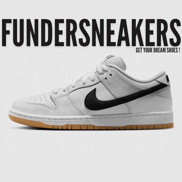 Nike SB Outfits Its Latest Dunk Low “White/Black” With Gum Bottoms