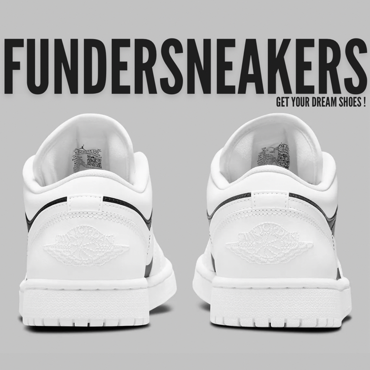 Air Jordan 1 Low White Black