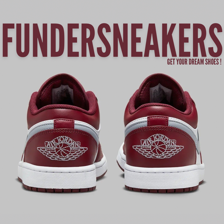 Nike Air Jordan 1 Low White “Bordeaux”