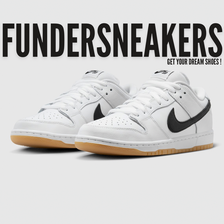 Nike SB Outfits Its Latest Dunk Low “White/Black” With Gum Bottoms
