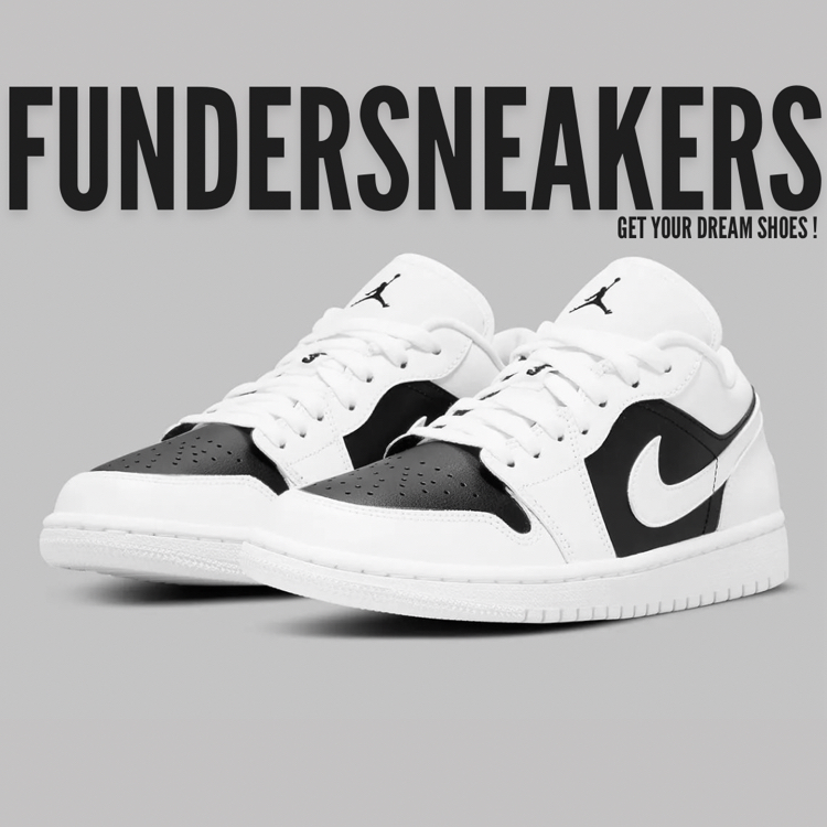 Air Jordan 1 Low White Black
