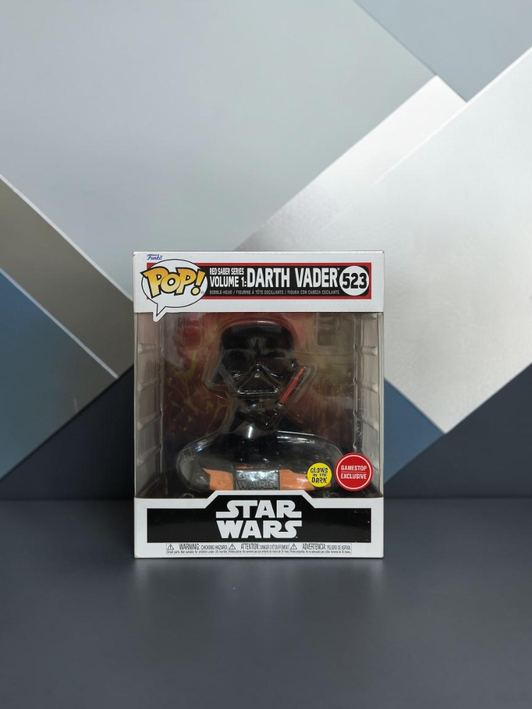 Funko Pop: Darth Vader #523 (Red Saber Series Vol. 1 - GameStop Exclusive & GITD)