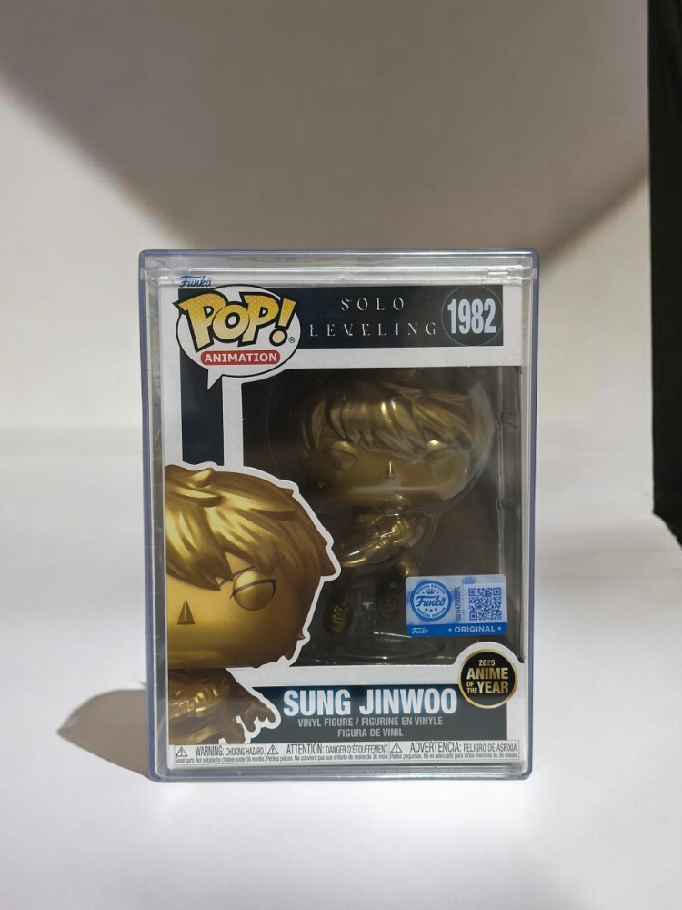 Funko Pop: Sung Jinwoo Gold Chrome #1982 (2025 Anime of the Year)