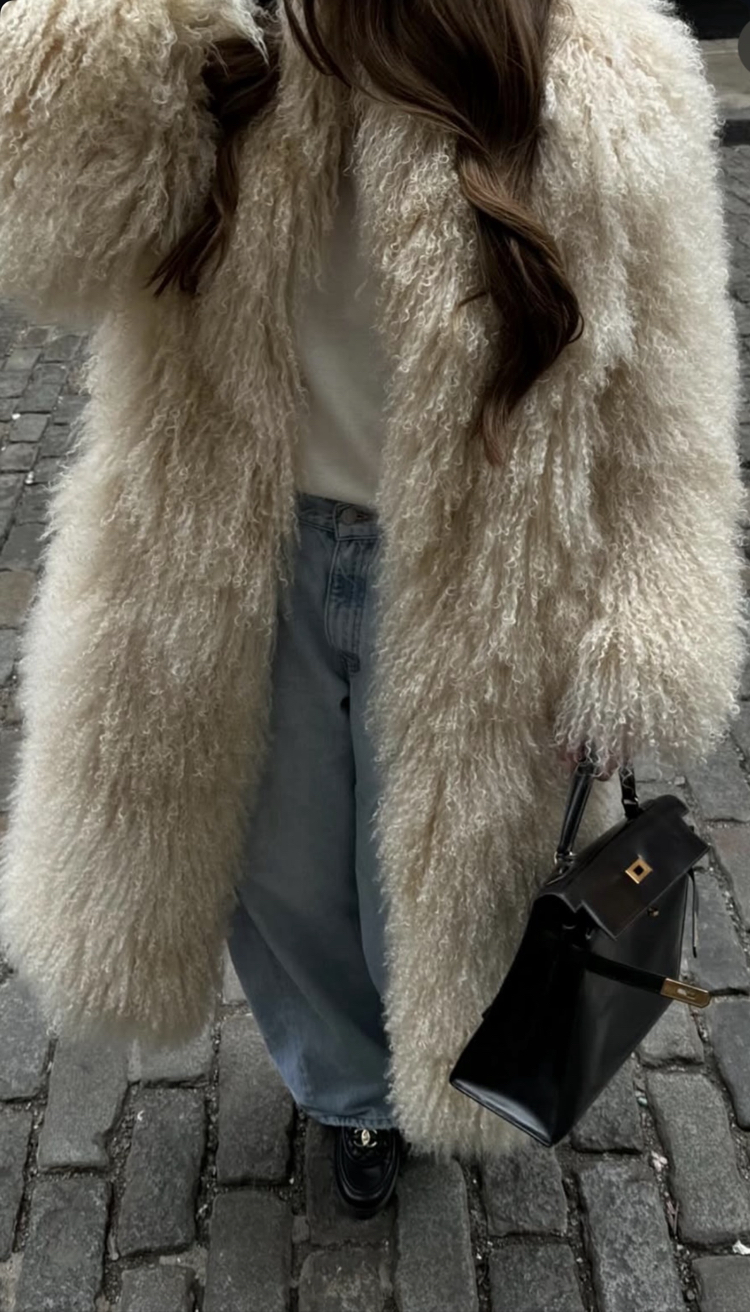 Charlotte shearling long fur