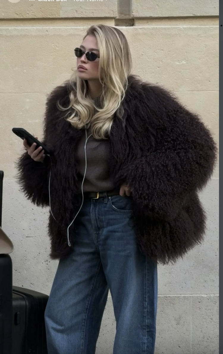 Charlotte shearling coat